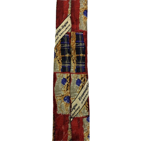 Ermenegildo Zegna Men's Pure Silk Necktie Made in‎ Italy EUC - Picture 6 of 12